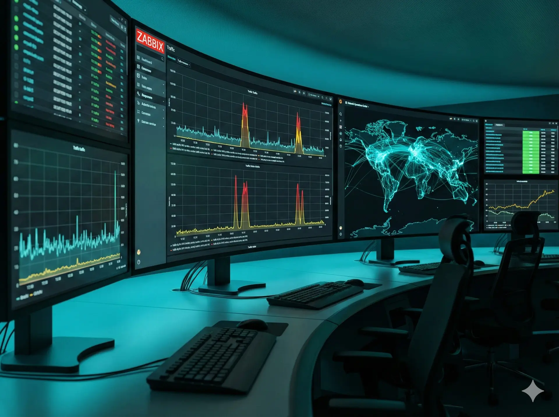 Centro de Operaciones de Seguridad (SOC) y Monitoreo de Red